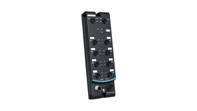 어드밴텍 ADAM-250PN, 16 DI/O IP67 머신 마운트 M12 PROFINET/Modbus IoT 이더넷 원격 I/O